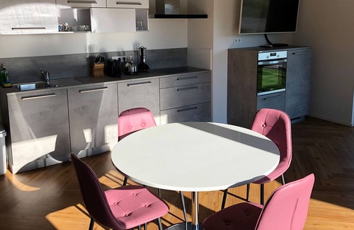 Ludwigshafen Apartment | Apartment, 50 sqm, 1 bedroom, 1 living/dining room, terrace, max. 3 people