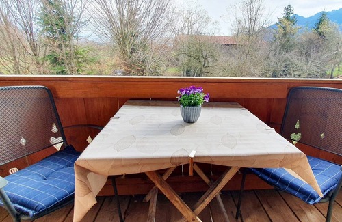 Grassau Apartment | Apartment for 2-4 pers. (58sqm), 2 sep. bedrooms, 1 double bed, 1 bunk bed, 1G