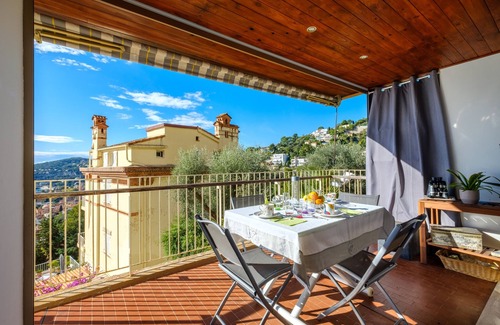 Villefranche-sur-Mer Apartment | Apartment 'Résidence Le Clos Charmerade' with Sea View, Wi-Fi and Air Conditioning