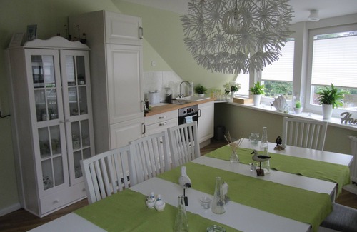 Rieseby Apartment | Apartment 'Gretchen' with Shared Terrace, Shared Garden and Wi-Fi
