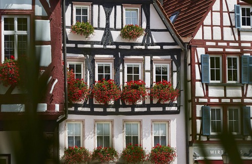 Bad Urach Apartment | Apartment in the heart of the historic old town, roof terrace to the courtyard, great view
