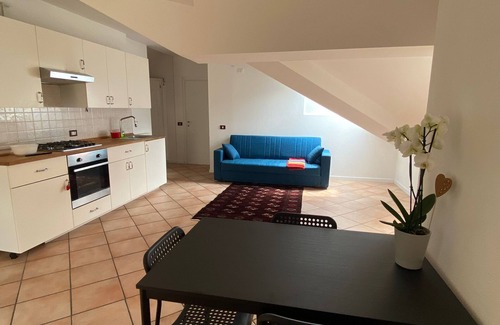 Feltre Apartment | Apartment 'La Mansarda' with Mountain View, Shared Garden and Air Conditioning