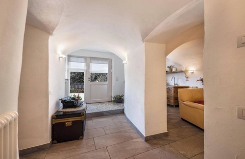 Tesero Apartment | Apartment "Mariagrazia" with Mountain View, Garden & Turkish Bath