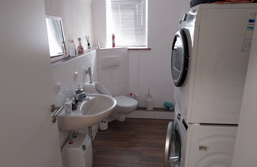 Thiendorf Apartment | Apartment 'Monteurwohnung Kotte' with Shared Terrace, Shared Garden and Wi-Fi