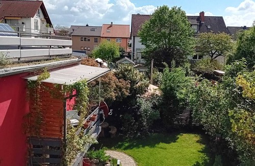 Plankstadt Apartment | Apartment nähe Heidelberg für bis zun4 Personen mit Terrasse