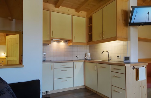 La Valle Apartment | Apartment 'Rît' with Mountain View, Shared Terrace and Wi-Fi