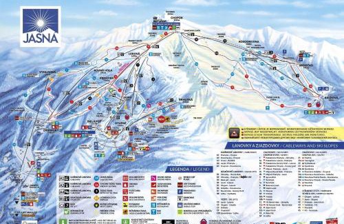 Horna Lehota Apartment | Apartment Rose Chopok 1100 m-on hiking trail-view-hot tub-sauna-view