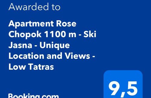 Horna Lehota Apartment | Apartment Rose Chopok 1100 m-on hiking trail-view-hot tub-sauna-view