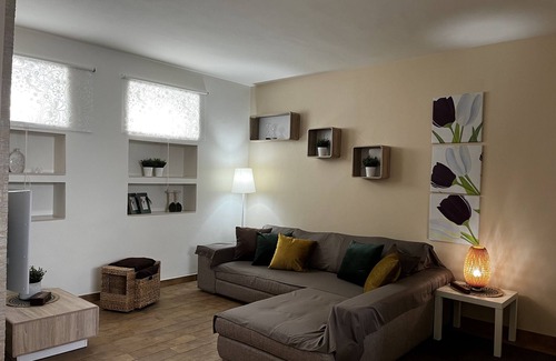 Giarre Apartment | Apartment 'Samia' with Sea View, Balcony and Air Conditioning