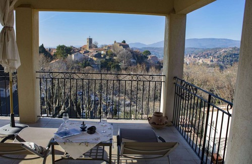 Montauroux Apartment | Apartment with Heated Pool and Panoramic View