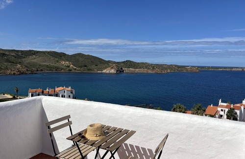Platges de Fornells Apartment | Apartment with swimming pool and stunning seaviews