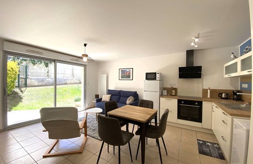 Perros-Guirec Apartment | Apartment with terrace, enclosed garden and parking in Perros-Guirec