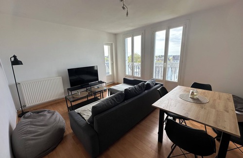 Quimper Apartment | Apartment with view of Quimper
