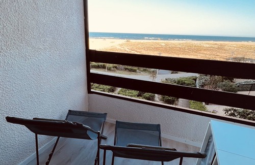 Port Leucate Apartment | Appart 4 pers. terrasse vue mer accès direct plage
