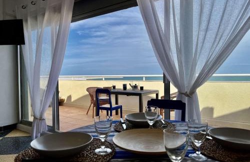 Port-la-Nouvelle Apartment | Appartement 2 pièces avec terrasse et vue mer à 50m de la plage - FR-1-229C-84