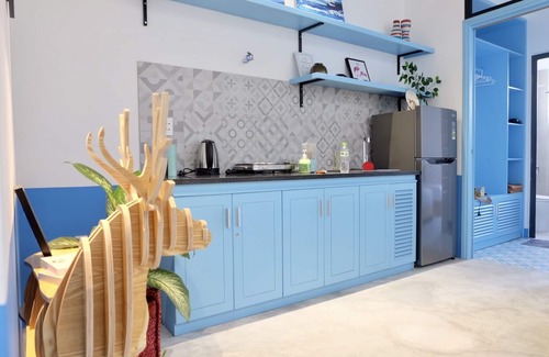 Hai Chau Apartment | Apt2BR/kitchen+dining table/5' drive Mykhe