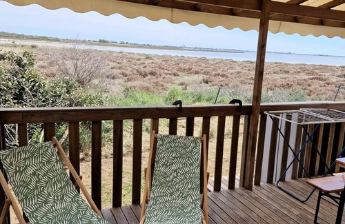 Villeneuve-les-Maguelone House | Arnel Campsite * - Mobile home Key West - View pond - 3 ch - 6 people
