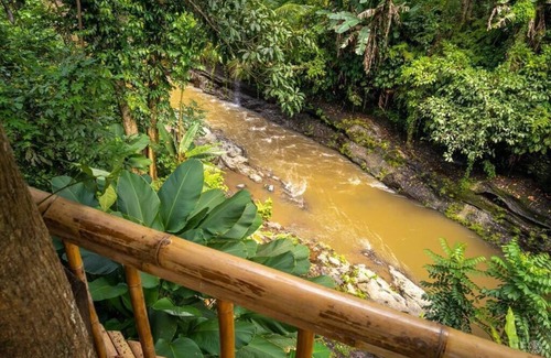 Nyuh Kuning House | Art river house - Antique tranquil retreat