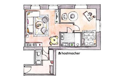 Neulerchenfeld Apartment | Artful 1BR Suite, City Nearby by HM
