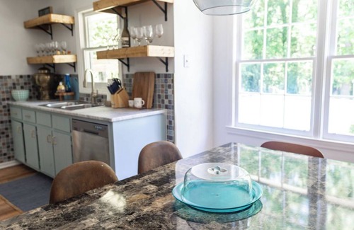 Lithonia House | Artsy and eclectic retreat with private pool and hot tub located near Atlanta