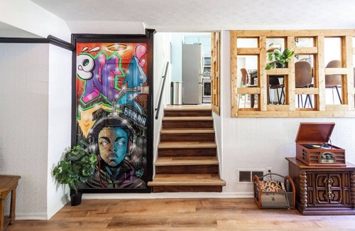Lithonia House | Artsy and eclectic retreat with private pool and hot tub located near Atlanta