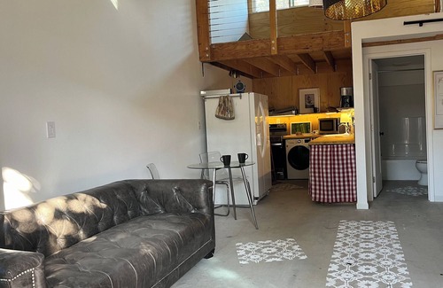 Huntington Beach Apartment | Artsy, classy beachside loft within walking distance of restaurants and bars.