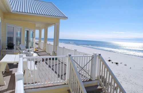 Surf Side Shores House | As seen on HGTV's My Lottery Dream Home! Gulf front home 3BR/3BA.