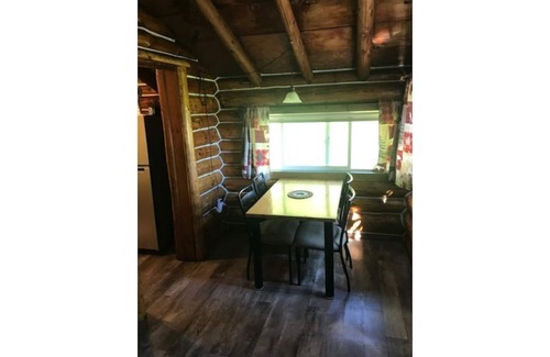 Northome Cabin | Authentic Log Cabin Island Lake Pet Friendly Northshore Bay Resort