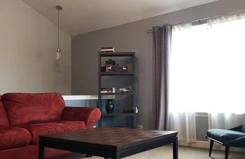 Fox Valley House | Awesome fully furnished 2 bedroom townhome with secluded wooded area.