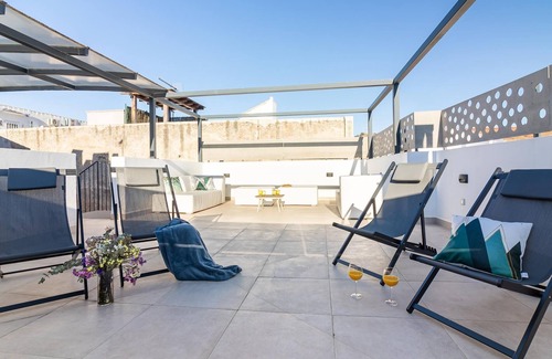 La Merced Apartment | Balcony Outdoor Malaga Center Flat Mariblanca 12 Sun & Terrace Boutique