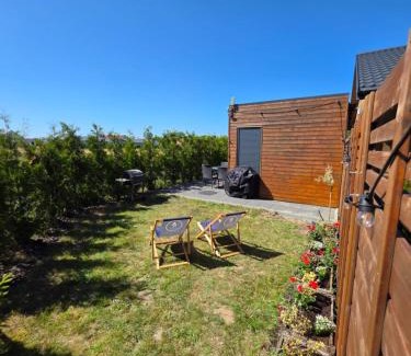 Gaski House | Baltic Lark Gąski domek 30m2 z ogródkiem i klimatyzacją