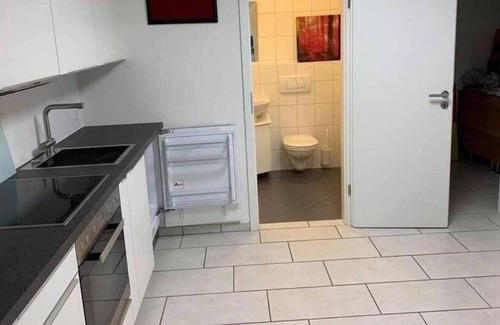 Muttenz Apartment | Basel - 5 mins away - Modern Basement Studio with Kitchen 35m2 in Muttenz