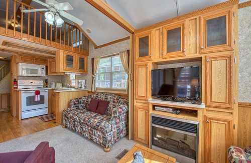 Maggie Valley Cabin | Bat Cave, Tiny Log Cabin (#11) - 3rd Cabin on left