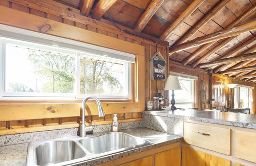 Gilford Cabin | Bayside rustic cabin with a great view.