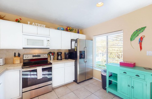 Plantation House | Beach Across the Street! Dog-Friendly Home w/Private Pool, AC, WiFi & Games!