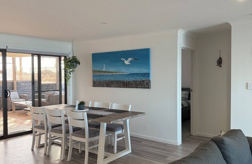 Cultana House | Beach House - absolute water front, secure yard and all weather BBQ area