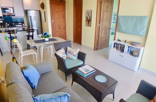 El Cabrero Apartment | Beachfront Apt With Pool; Fabulous Balcony & Sea Views; Steps To Old City!