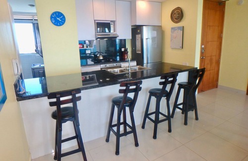 El Cabrero Apartment | Beachfront Apt With Pool; Fabulous Balcony & Sea Views; Steps To Old City!