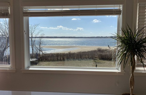 Riverside House | Beachfront, Incredible Views and Sunsets, Ping Pong Basement, Large Fenced Yard