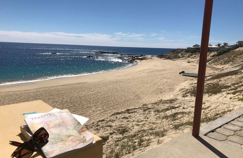 Los Zacatitos House | Beachfront property - swimmable beach — accommodates from 2 to 12 people.
