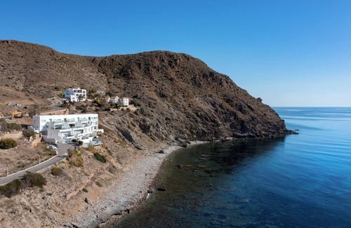 Carboneras Apartment | Beachfront studio with swimming pool and a/c
