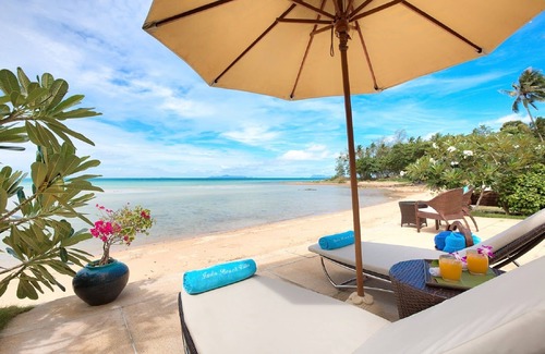 Ang Thong Villa | Beachfront Sunset Facing Private Luxury Villa with Pool