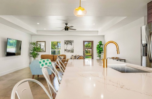 Fort Pierce Shores House | Beachside Beauty - New four-bedroom home two lots west of A1A
