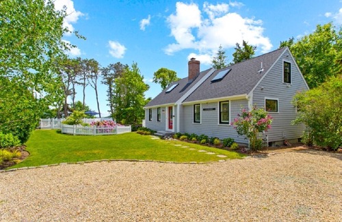 South Orleans House | Beam Reach: 137-O Orleans Oasis on Pleasant Bay, Estate with 2 homes & heated pool