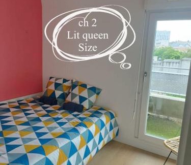 Quartier de la Boule - Champs-Pierreux Apartment | Beau Duplex à Nanterre F4 grande terrasse
