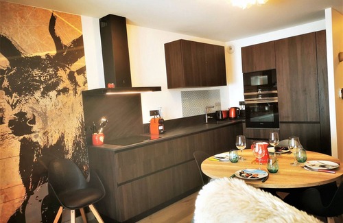 Les Gets Apartment | Beautiful 3* 1BR, Les Gets center, terrace, parking, ski and bike storage
