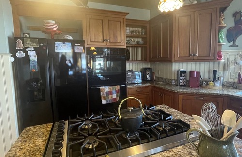 Meredith House | Beautiful Adirondack home faces west with huge sun deck and sleeps 10