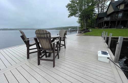 Meredith House | Beautiful Adirondack home faces west with huge sun deck and sleeps 10