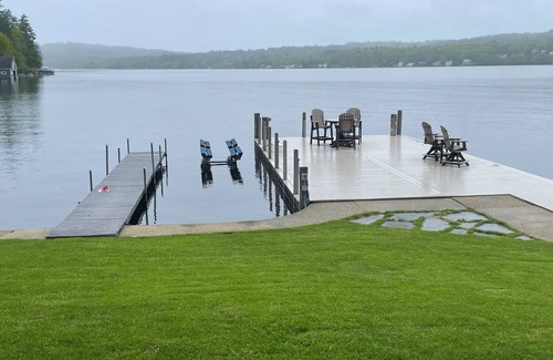 Meredith House | Beautiful Adirondack home faces west with huge sun deck and sleeps 10