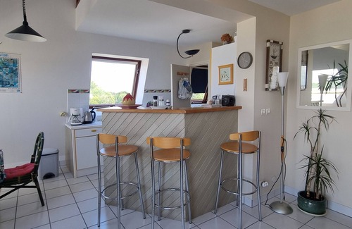 Concarneau Apartment | Beautiful duplex with sea view balcony at Le Cabellou in Concarneau